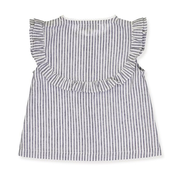 Blouse, Grey Stripes (Woman) - Picture 3 of 6